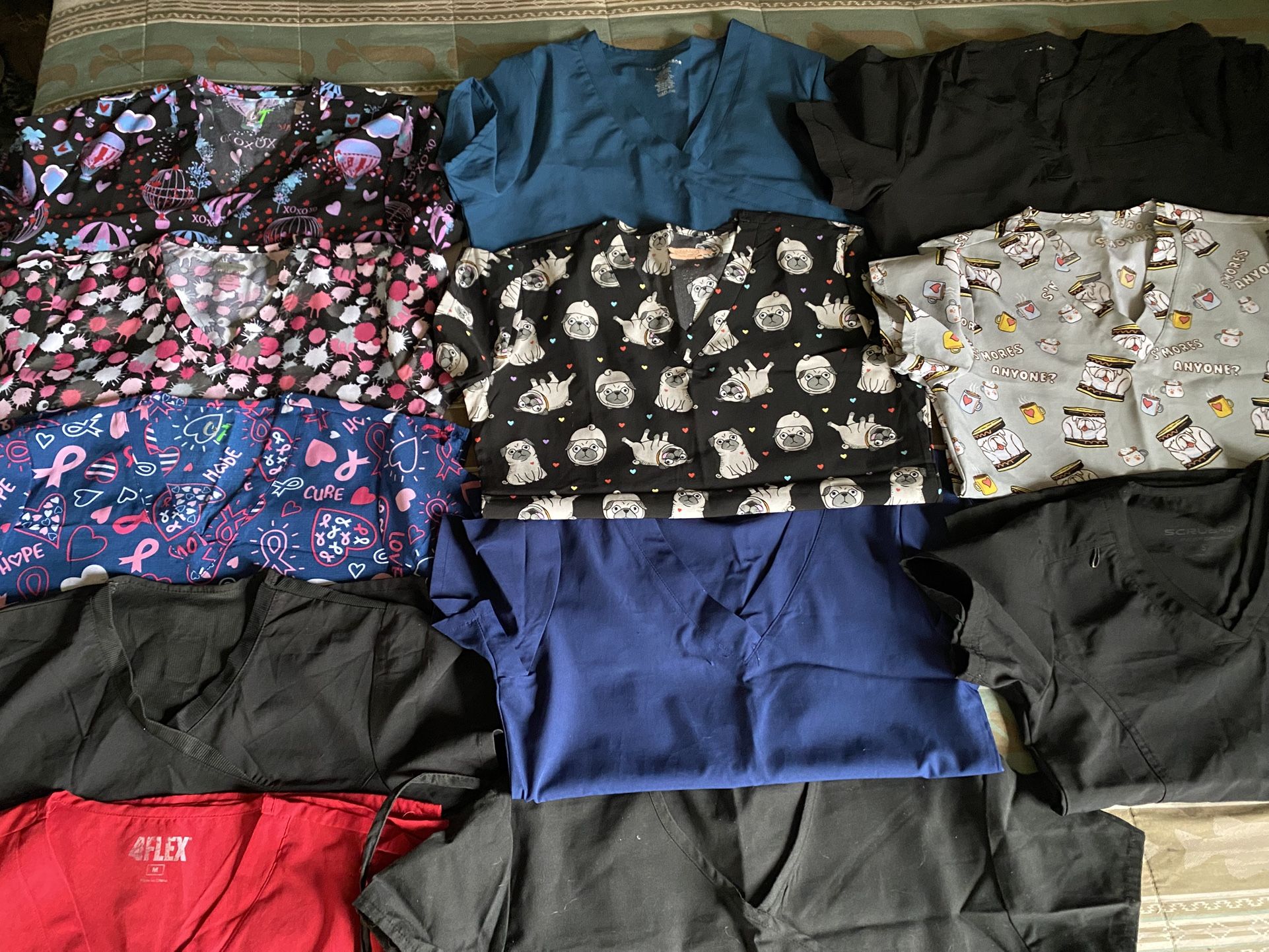 Womans Scrub Shirts Bundle 