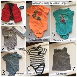 Circo/genuine kids/“Target” Baby boy clothing lot