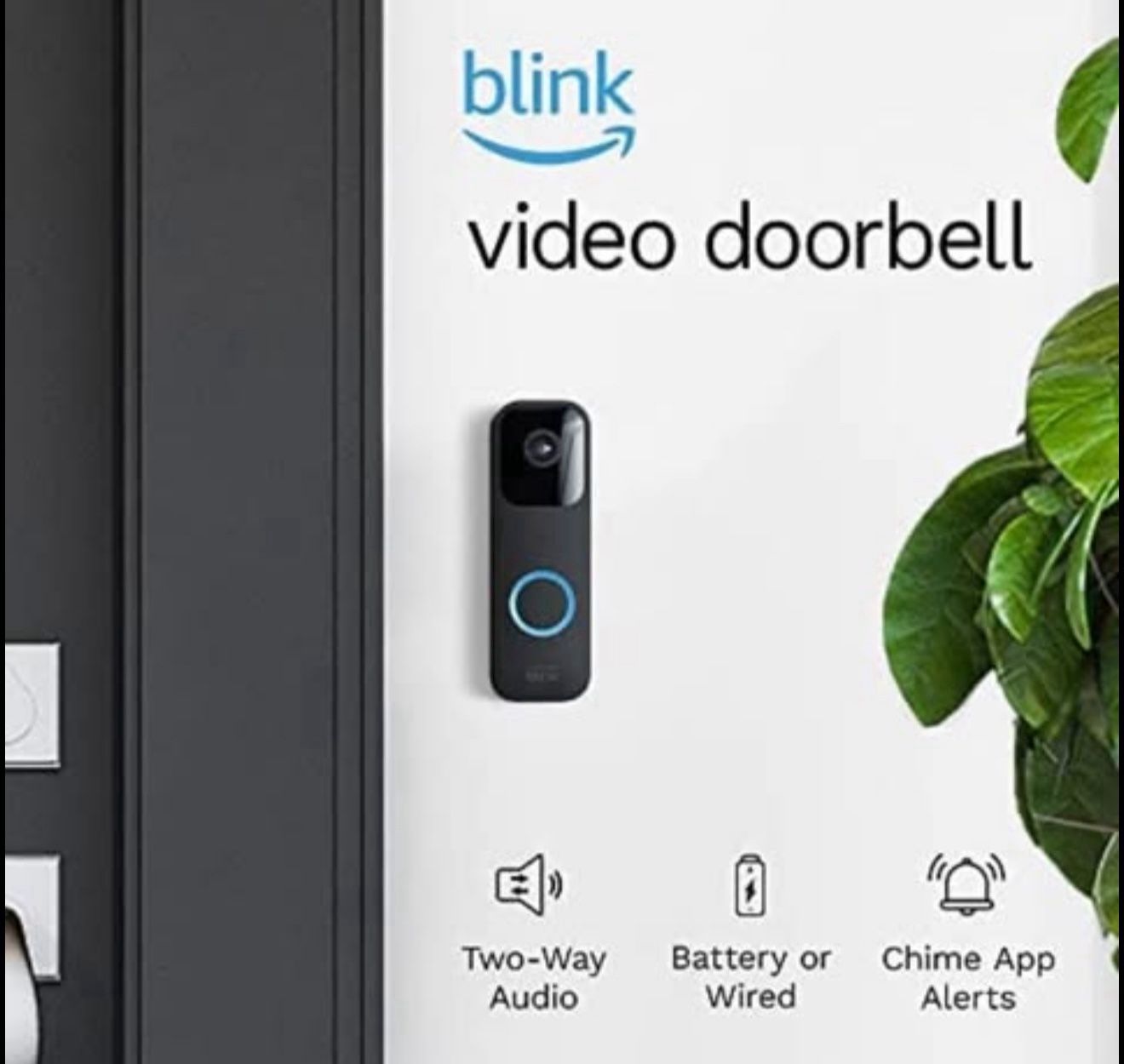 Amazon Blink Camera Doorbell and Outdoor with Sync Module 2 and Mounts Included