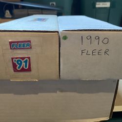 2 Fleer Baseball Card Complete Sets 1990 & 1991
