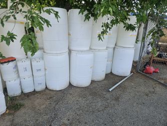 55 Gallon Water Barrels