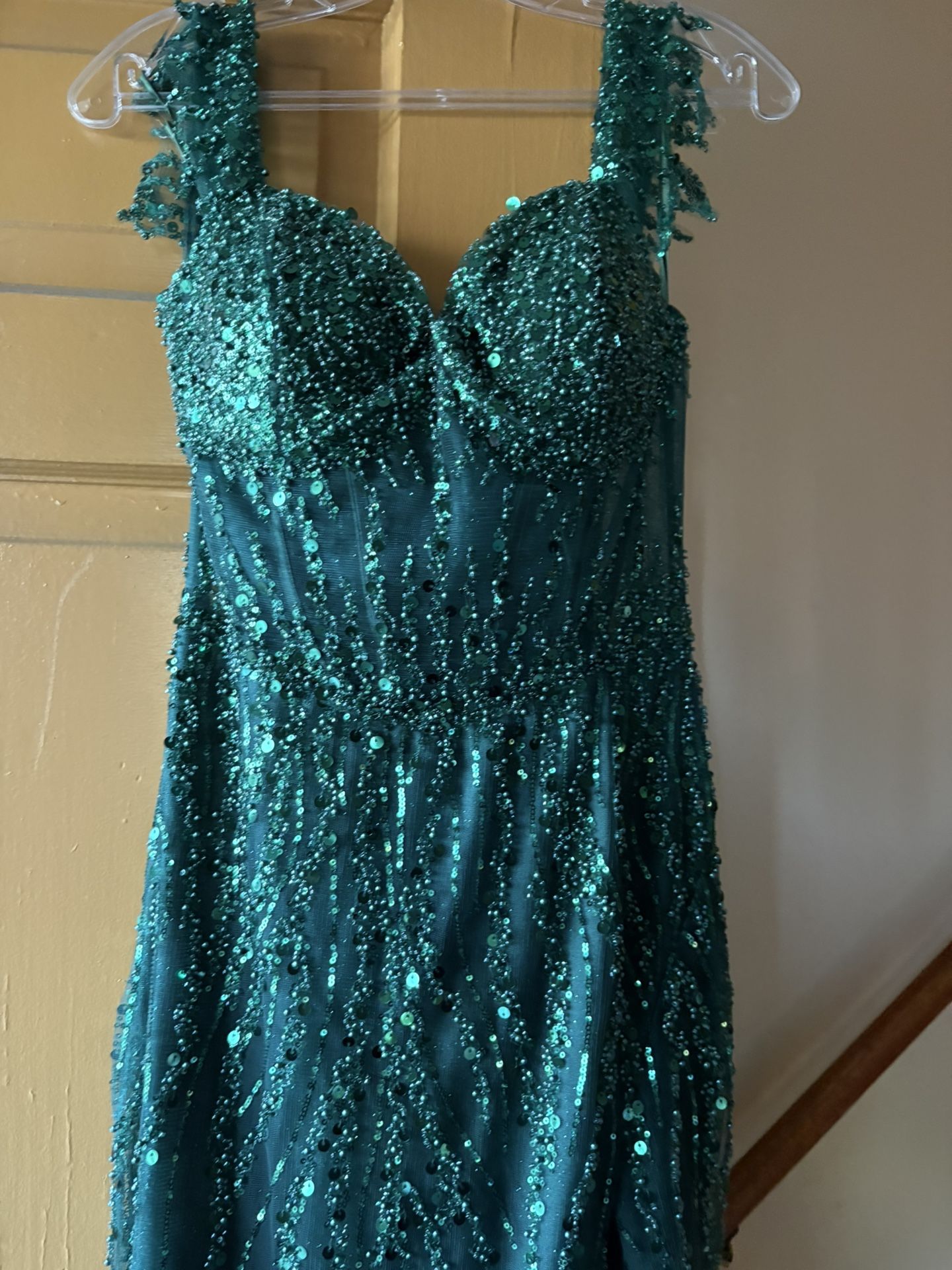 Forest Green Prom Dress