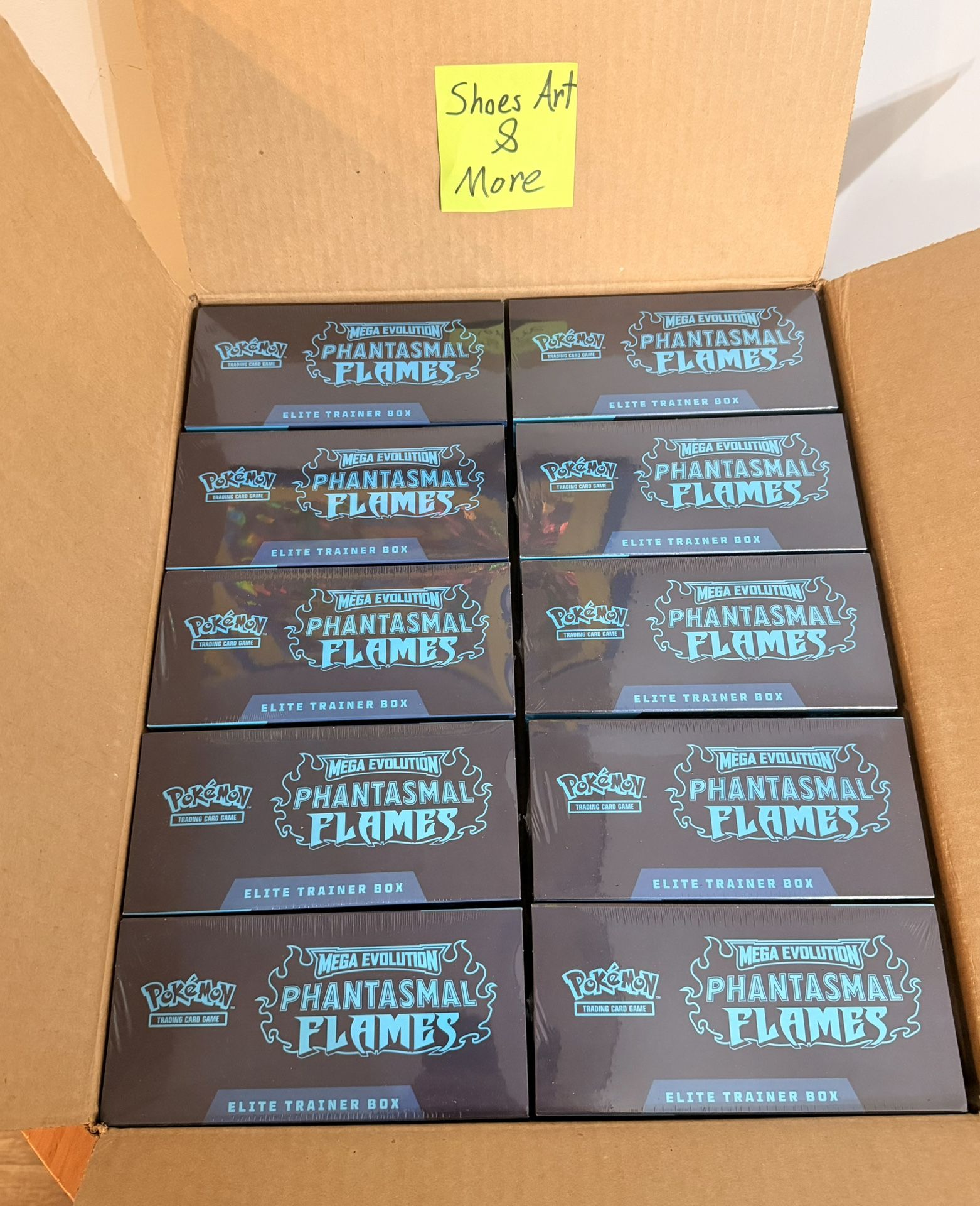 (Lot Of 10) Phantasmal Flames Elite Trainer Box “Factory Sealed”