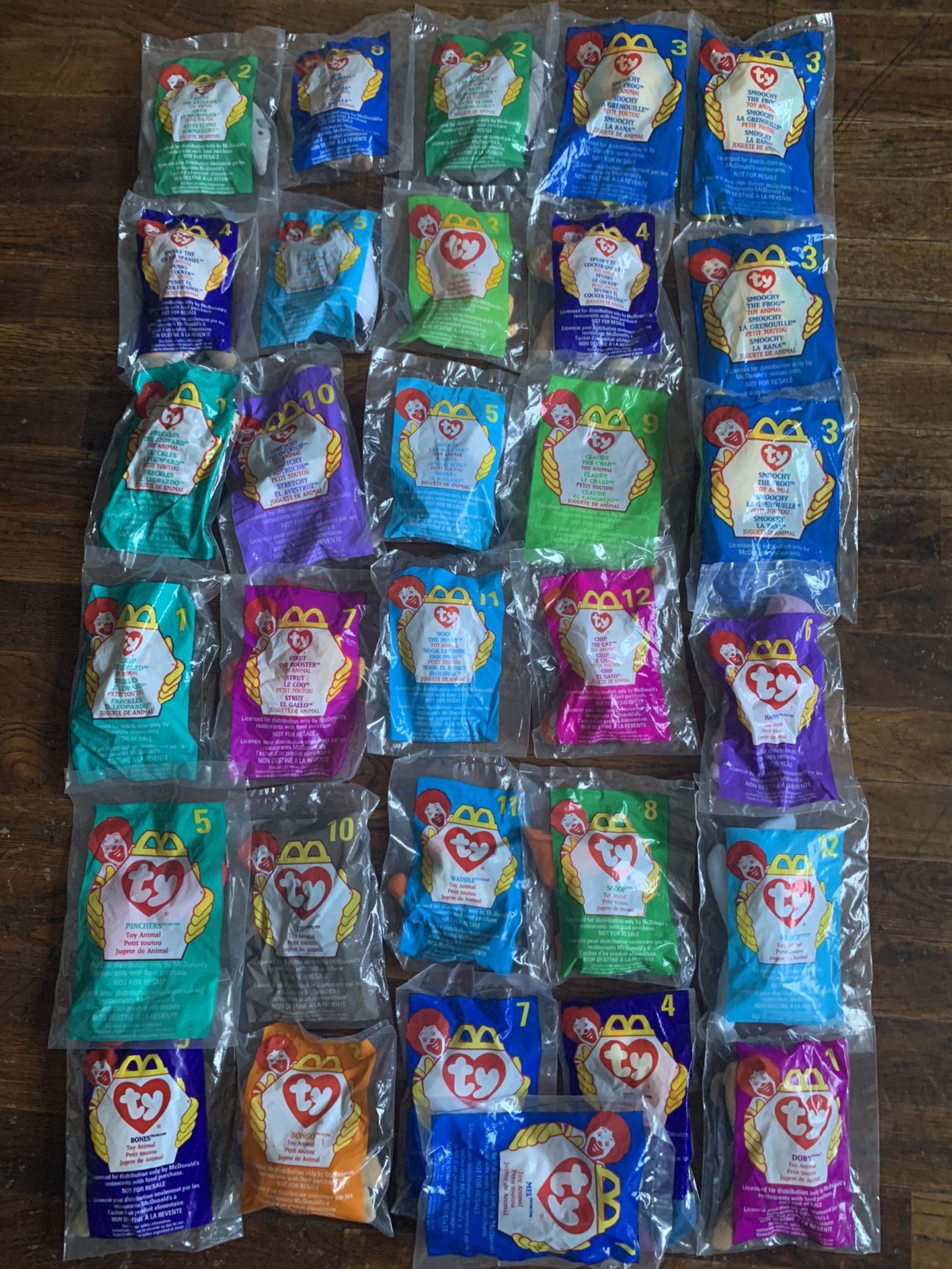 MC Donald’s TY Collectable 1998/1999 Beanie Babies (31 Piezas) $ 130 Or Best Offer .. or $ 6 each + shipping