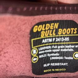Golden Bull Boots