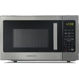 Farberware FM09WEISS Microwave 0.9 cu ft 900W Stainless Steel 8 Presets