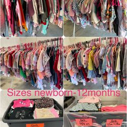 Baby Girl Clothes Sizes Newborn-12months