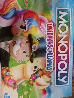 Unicorns verses llamas monopoly