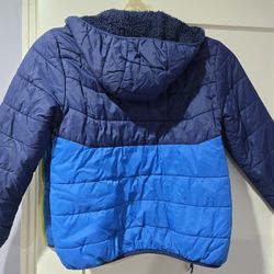 Boys Blue Warm Rain Jacket