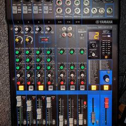 Yamaha MG10XUF 10CH analog mixer w/faders Tested & Works for