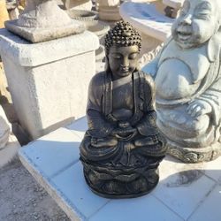 Concrete Buddha Statue / Cement Garden Backyard Buddhas