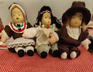 Vintage Thanksgiving Dolls