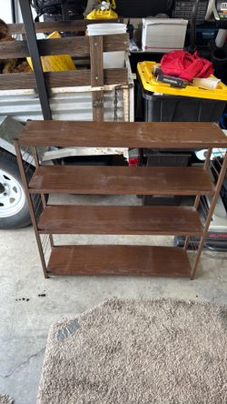 Small metal shelf