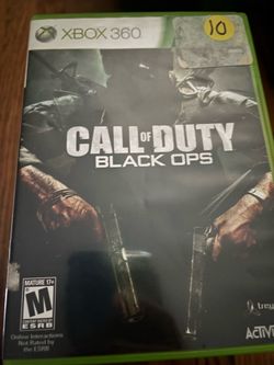 Call of duty black ops Xbox 360