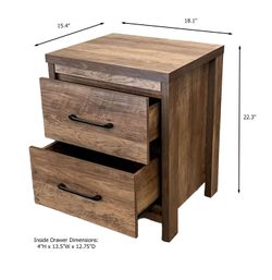 2-Drawer Nightstand