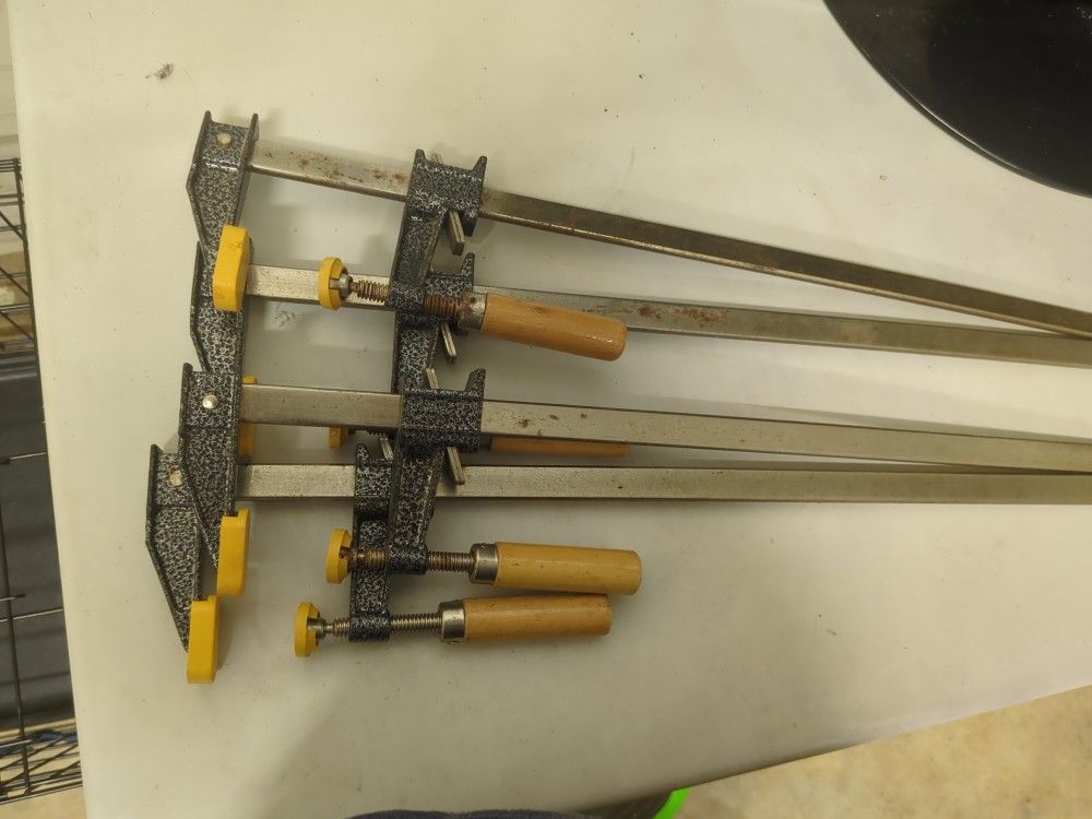 4 Steel Clamps 