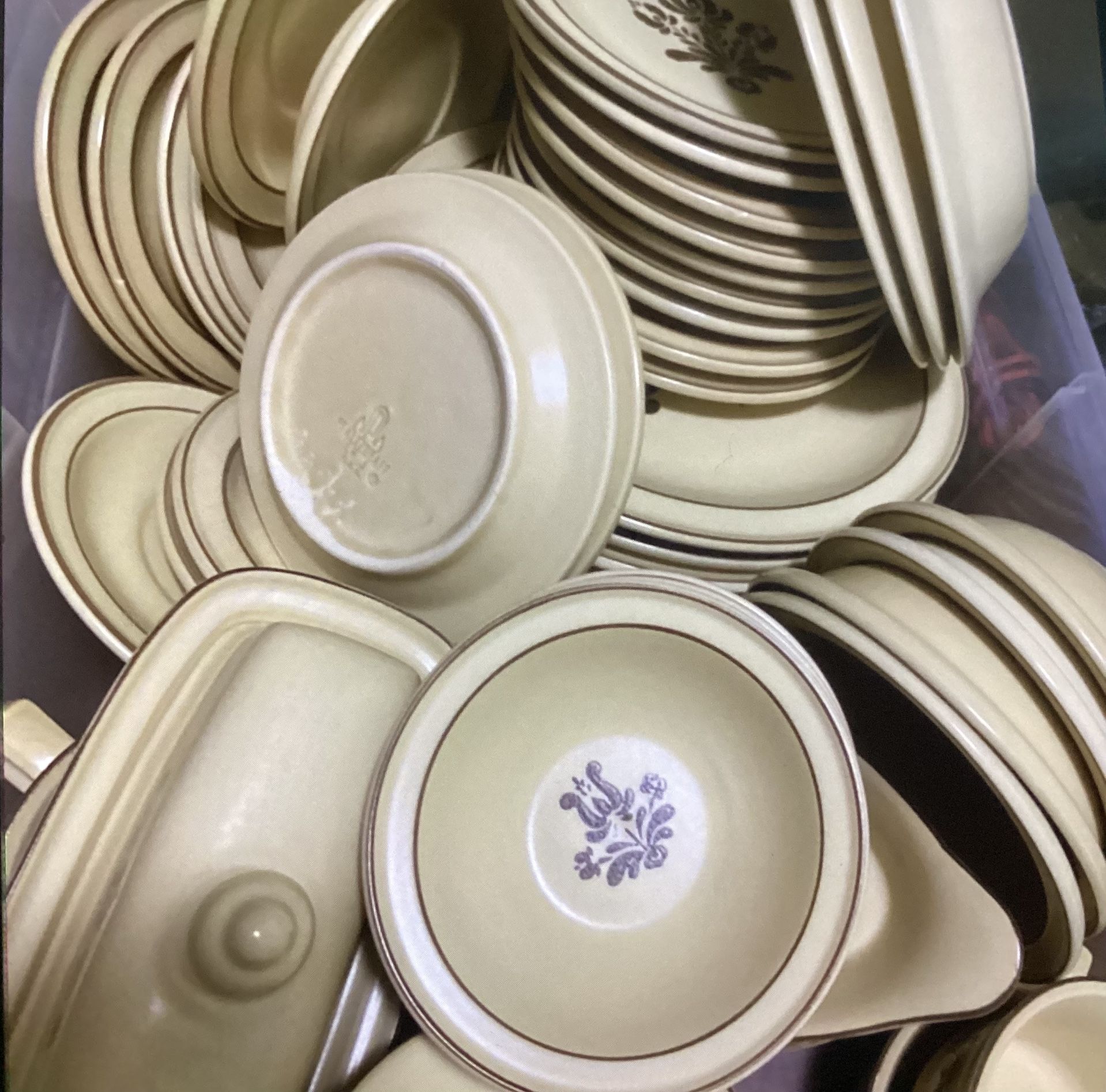 Set Of Pfaltzgraff Dishes Set In Good Condition Asking $350. Obo