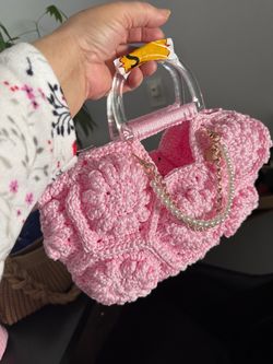Crochet purse