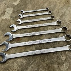 Vintage Williams Superrench Combination Wrench Set