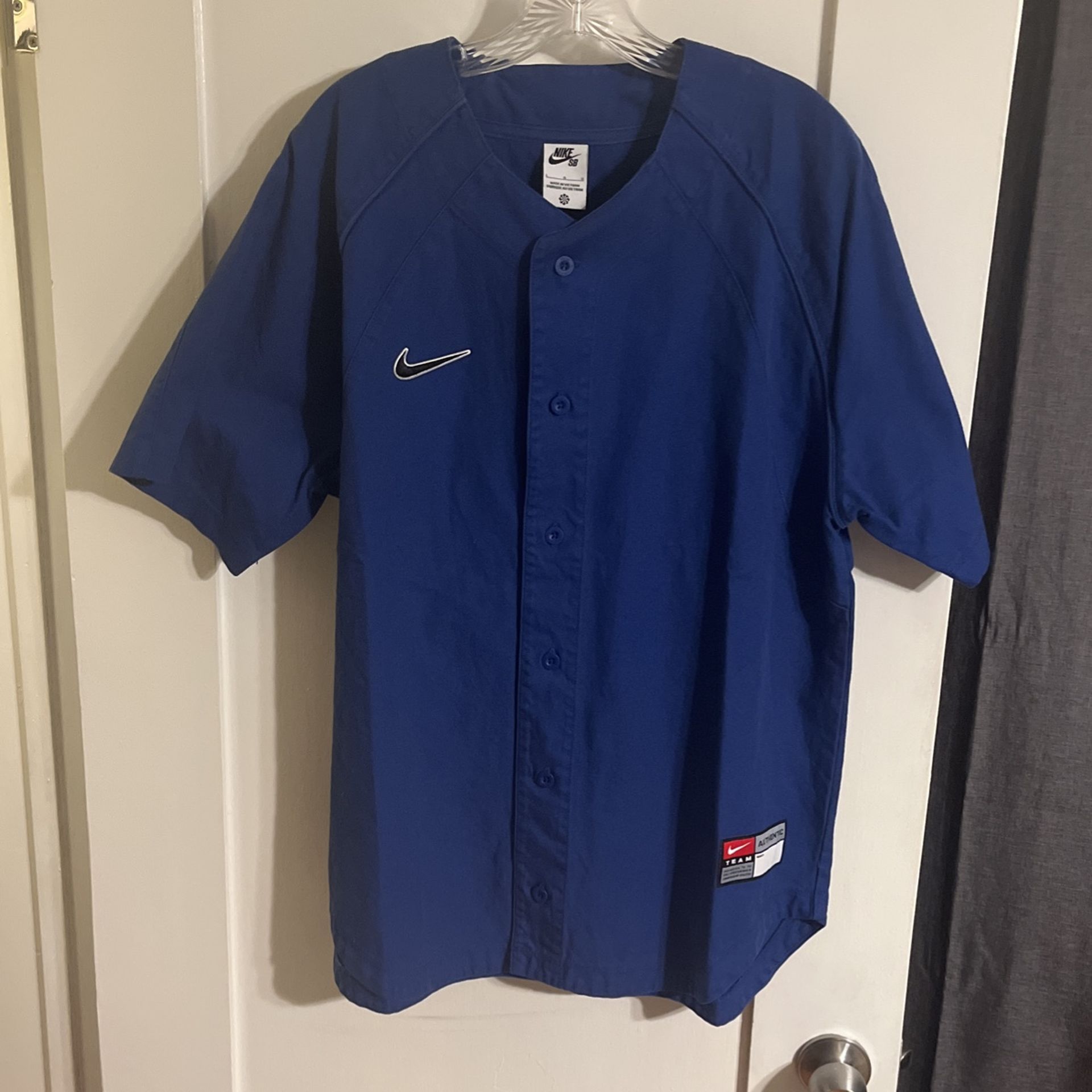 Nike SB x MLB Skate Dodgers Baseball jersey size L