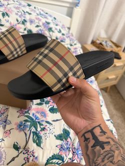 Burberry slides