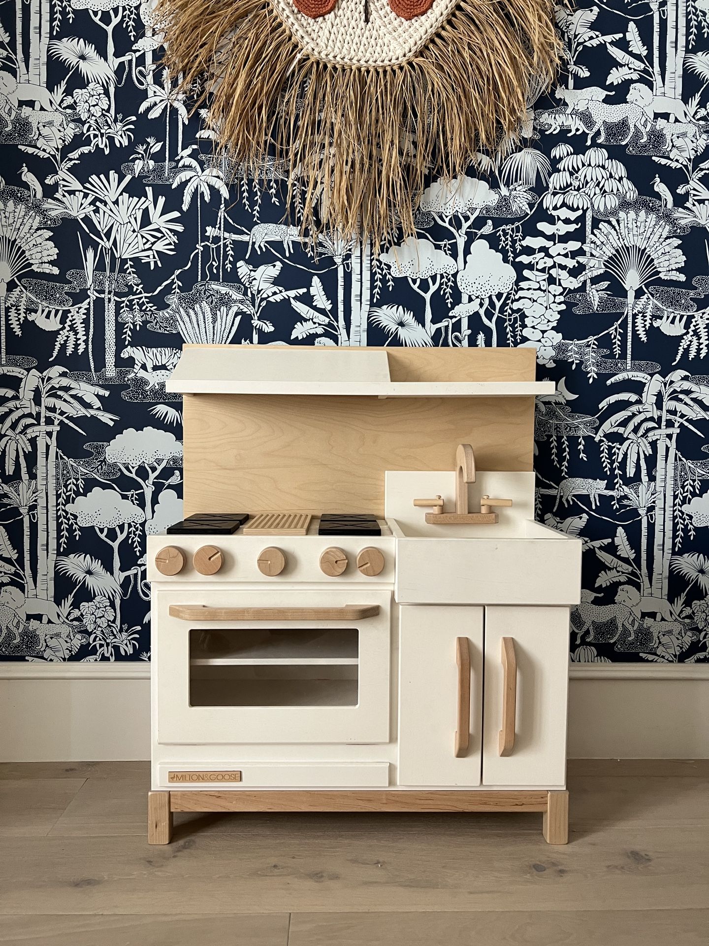 Milton and goose play kitchen best sale used