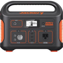 Jackery Portable Power Station Explorer 500, 518Wh Outdoor Solar Generator Mobile Lithium Battery Pack with 110V/500W AC Outlet for Home Use, Emergenc