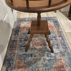 VINTAGE MCM Maple End Table w/Gallery Segunda California