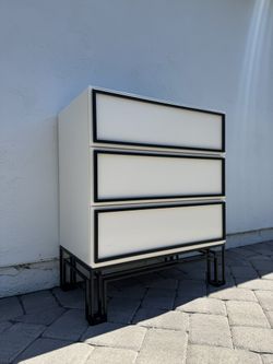 Jonathan Adler Furnitures White And Black Dresser 
