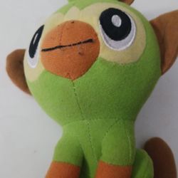 Pokemon Grookey 8" Soft Toy Plush Nintendo Jazwares Green Monkey 2021 Grass Type