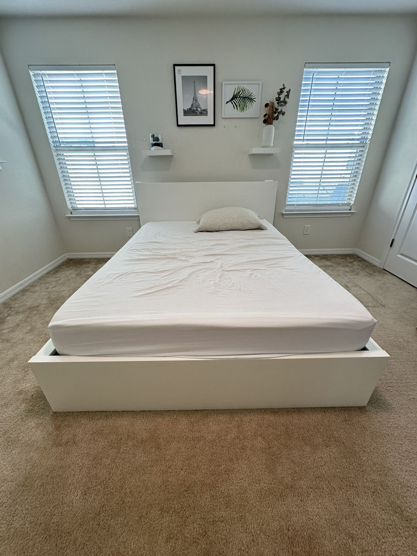Queen Bed Frame IKEA Malm Bed Frame In White