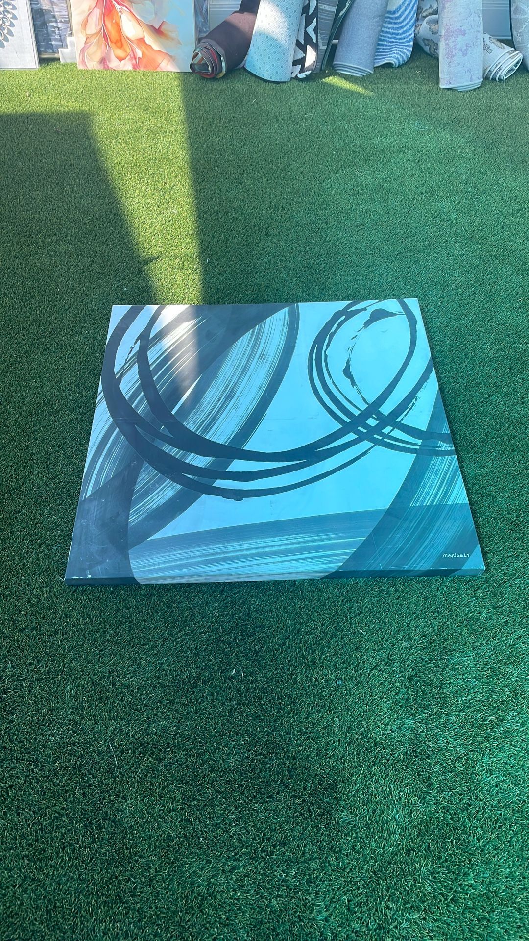Abstract Canvass Wall Art 40 In X 40 In