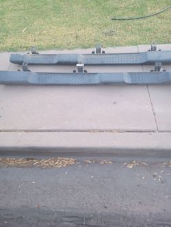 Jeep Wrangler four door side steps