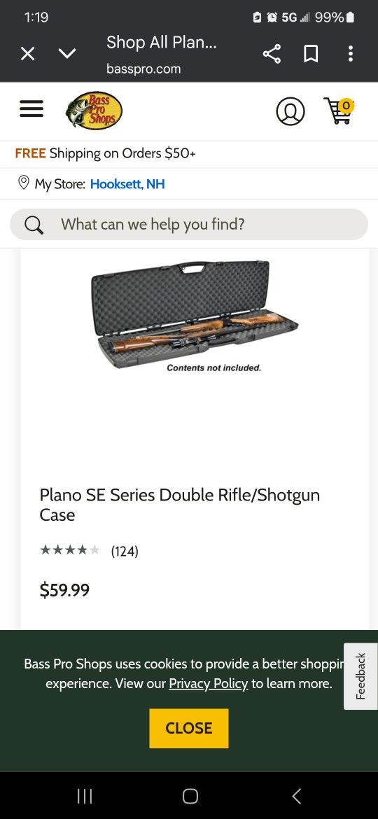 Bass pro Shops Plano Hard Rifle Case. (10) available