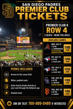 Padres Tickets