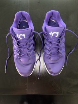 Nike KD 17 TB Promo Court Purple/White Low Top Mesh Lace-Up Sneakers — Men’s 14