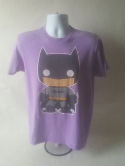 Batman men's purple short sleeve t-shirt
