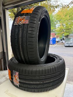 2 NEW COSMO EV TIRES — 255/45R19