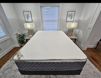 Brand New All Size Mattress | Optional Box & Metal Frame