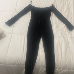 Off The Shoulder Jump Suit