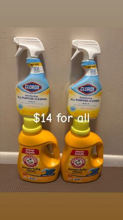 Clorox All Purpose Cleaner & Arm & Hammer Detergent Bundle