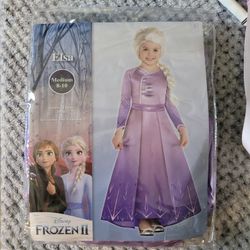 Frozen Elsa Child Medium Costume 8-10