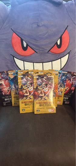 One Piece Card Game Booster Packs Lot