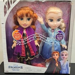 Disney Frozen 2 Singing Elsa And Anna Dolls