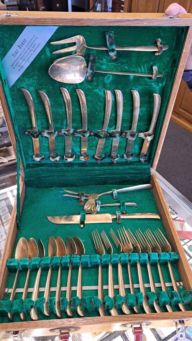 Star HOUSE Silver Brassware Set