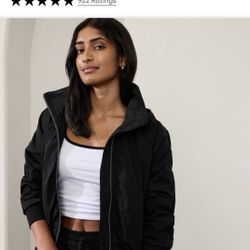 Athleta BRAND NEW Jacket Jetset Bomber 