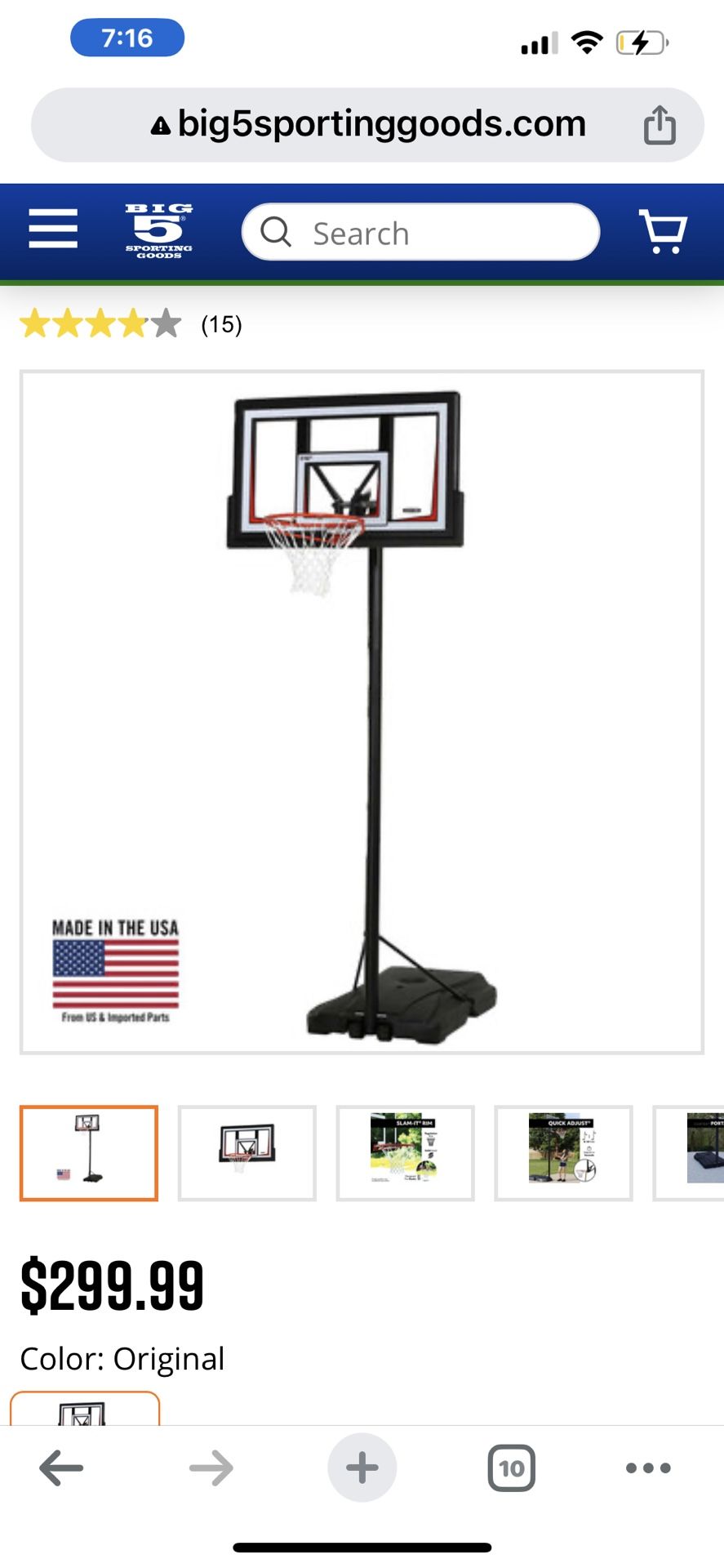 Lifetime 50" Portable Basketball Hoop for Sale in Lacey, WA OfferUp