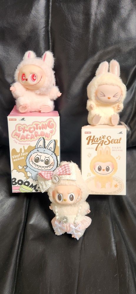 Pop Mart Labubu Dolls – Collectible Figures with Boxes (Negotiable)