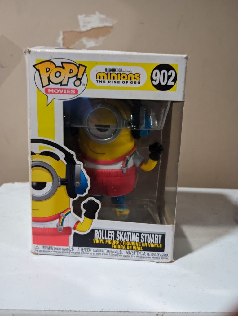 Funko Pop – Roller Skating Stuart Minion (Box Wear)