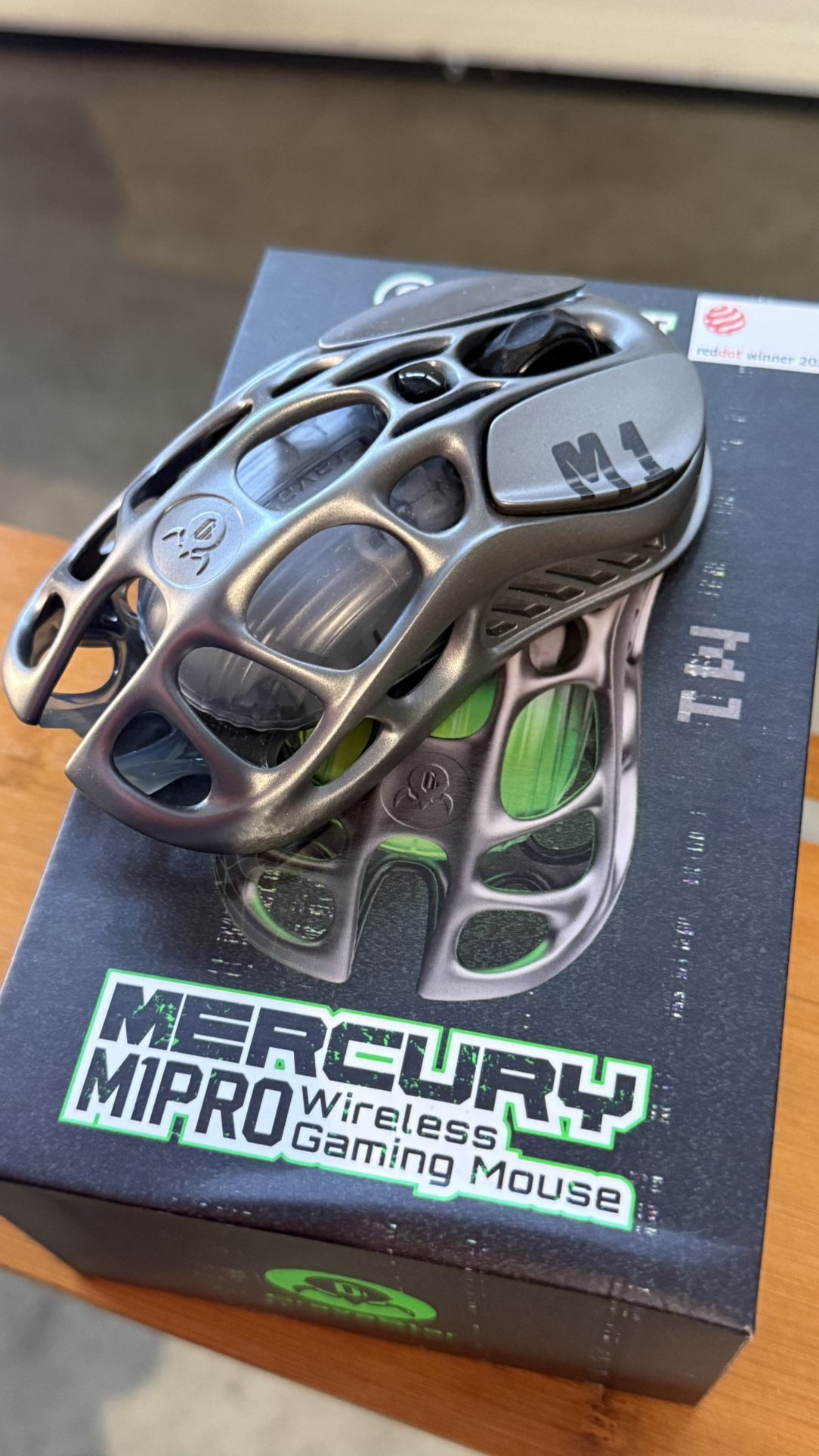 GravaStar Mercury M1 Pro Wireless Gaming Mouse – 26,000 DPI PAW3395DM Sensor • Lightweight Magnesium Alloy • Tri-Mode (Wired/2.4GHz/Bluetooth) • 4K Po